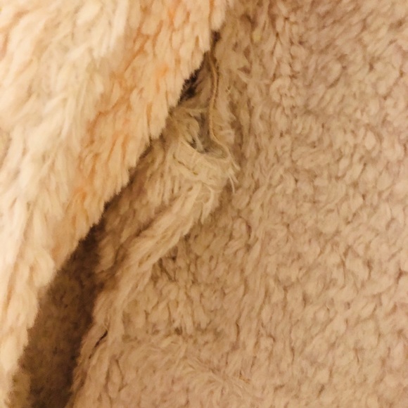 Sherpa Shearling Open Jacket - Picture 4 of 7